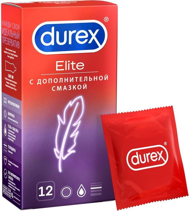 DUREX ПРЕЗЕРВАТИВЫ N12 ЭЛИТ СВЕРХТОНКИЕ - Добрая аптека