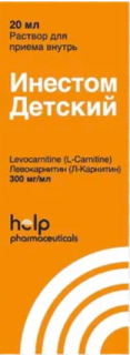 ИНЕСТОМ ДЕТСКИЙ 300мг/мл 20мл N1 р-р д/внут прим - Добрая аптека