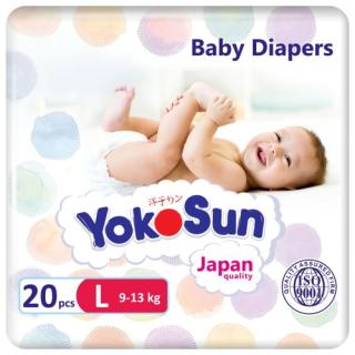 YOKOSUN ПОДГУЗНИКИ ДЕТСКИЕ L(9-13кг) N20 - Добрая аптека