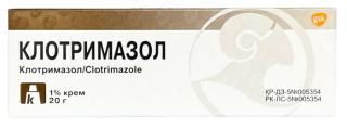 КЛОТРИМАЗОЛ 1% 20г крем д/нар прим - Добрая аптека