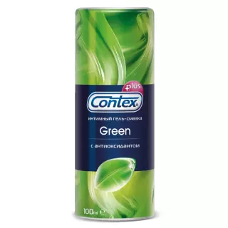 CONTEX ГЕЛЬ-СМАЗКА 100мл ГРИН С АНТИОКСИДАНТОМ - Добрая аптека