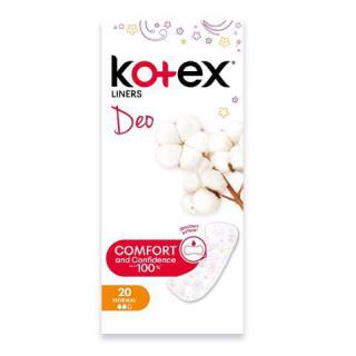 KOTEX ПРОКЛАДКИ ЕЖЕДНЕВНЫЕ N20 нормал ДЕО - Добрая аптека