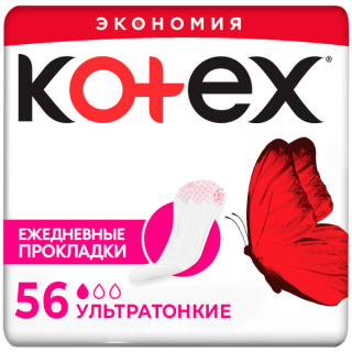 KOTEX ПРОКЛАДКИ ЕЖЕДНЕВНЫЕ N56 супер слим - Добрая аптека