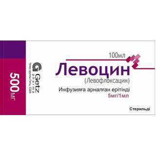 ЛЕВОЦИН 5мг/мл 100мл N1 р-р д/инф - Добрая аптека