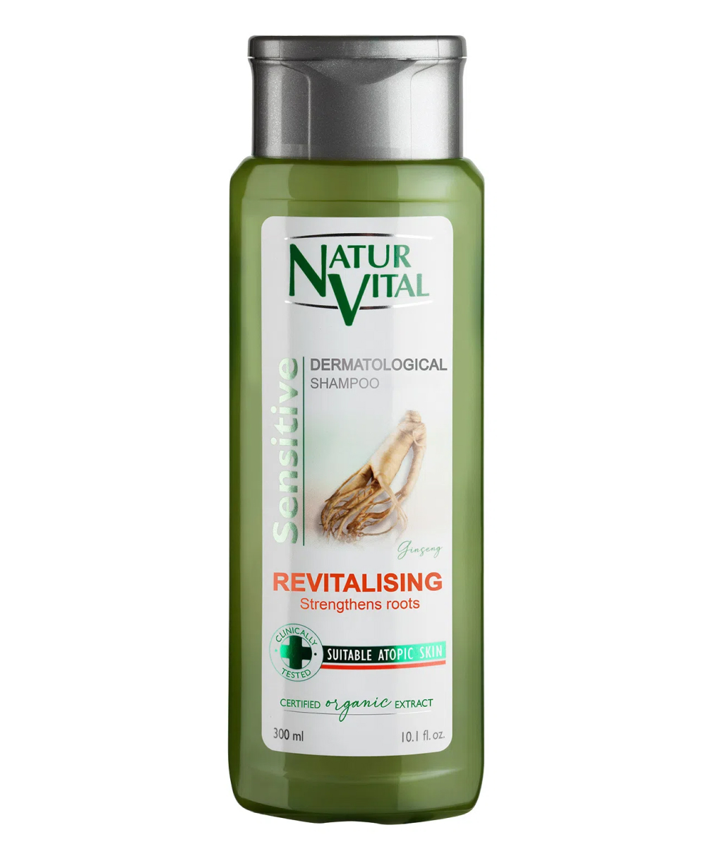 НАТУРВИТАЛ ШАМПУНЬ 300мл ЭКСТРАКТ ЖЕНЬШЕНЯ - Добрая аптека