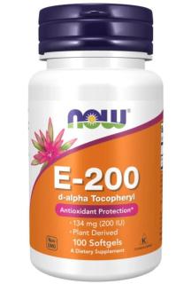 NOW Е-200 MIXED TOC 100 гел.капс - Добрая аптека