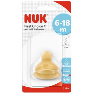 NUK СОСКА ЛАТЕКС ФЕСТ ЧОЙС ПЛЮС M 6+МЕС. N2 - Добрая аптека
