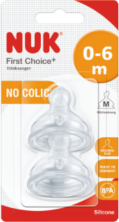 NUK СОСКА СИЛИКОН ФЕСТ ЧОЙС ПЛЮС M 0-6МЕС. N2 - Добрая аптека