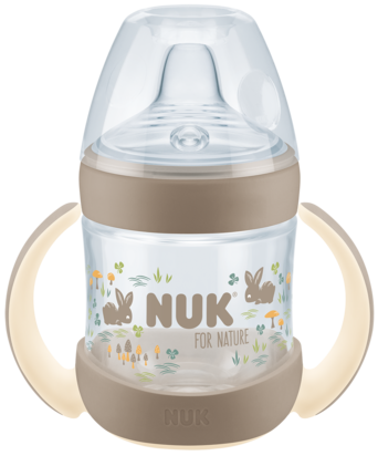 NUK ФЕСТ ЧОЙС БУТЫЛ ОБУЧАЮЩ NATURE 150мл ТЕМП СОСКА СИЛ - Добрая аптека