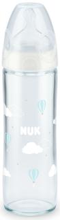 NUK ФЕСТ ЧОЙС БУТЫЛОЧКА СТЕКЛО 240мл 10745044 СОСКА СИЛИКОН - Добрая аптека