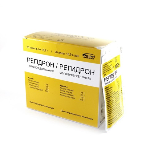 РЕГИДРОН 18.9г N20 пор д/р-ра д/внут прим РЕГИДРОН 18.9г N20 пор д/р-ра д/внут прим - Добрая аптека