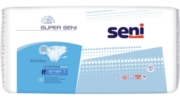 СЕНИ СУПЕР ПЛЮС ПОДГУЗНИКИ Д/ВЗР N30 1-СМОЛЛ 55-80см - Добрая аптека