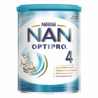 СМЕСЬ НАН-4 ОПТИПРО 800г СМЕСЬ НАН-4 ОПТИПРО 800г - Добрая аптека