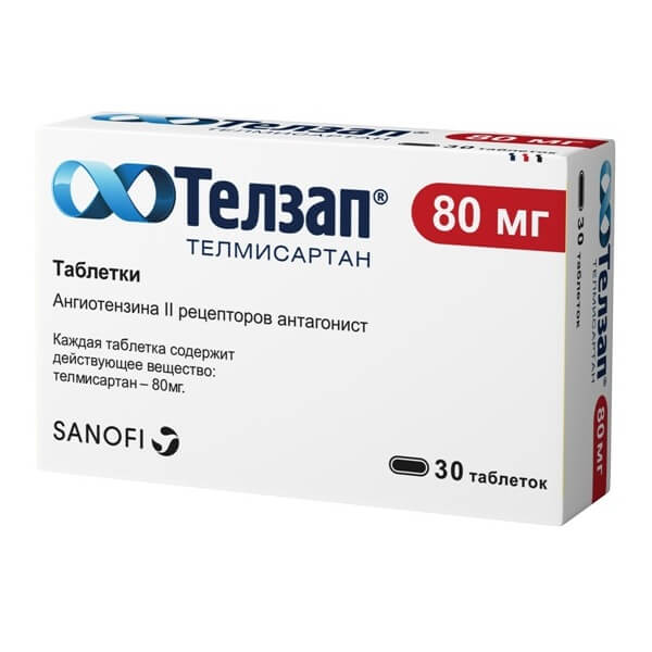 ТЕЛЗАП 80мг N30 таб - Добрая аптека