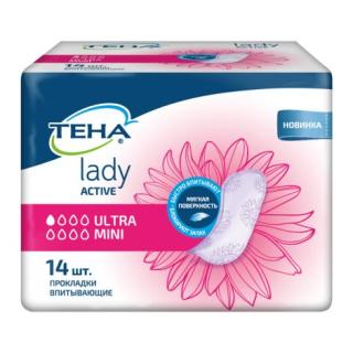 TENA ЛЕДИ ПРОКЛАДКИ УРОЛОГИЧЕСКИЕ N14 ультра мини - Добрая аптека