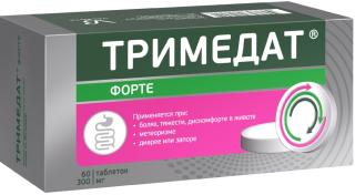 ТРИМЕДАТ ФОРТЕ 300мг N60 таб пролонг высв п.п.о - Добрая аптека