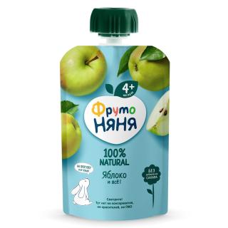 ФРУТОНЯНЯ ПЮРЕ 90г ЯБЛОКО 4МЕС.+ - Добрая аптека