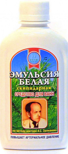 ЭМУЛЬСИЯ (ВАННЫ ЗАЛМАНОВА) 100мл БЕЛАЯ - Добрая аптека