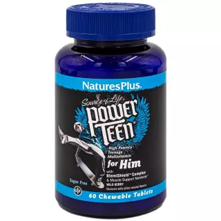 NATROL NATURESPLUS POWER TEEN мультивит мальчик №60 - Добрая аптека