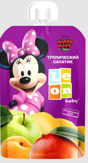 МИННИ МАУС ПЮРЕ ТРОПИЧЕСКИЙ САЛАТИК 90ГР - Добрая аптека