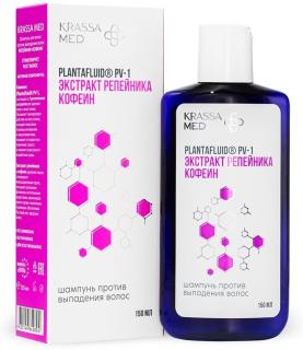 KRASSA MED ШАМПУНЬ ОТ ВЫПАДЕНИЯ ВОЛОС РЕПЕЙНИК КОФЕИН 150мл - Добрая аптека