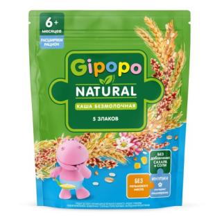 GIPOPO Каша сухая безмолочная Мультизлаковая 180г - Добрая аптека
