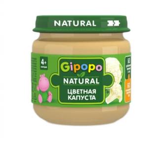 GIPOPO Пюре овощное Цветная капуста 80г - Добрая аптека