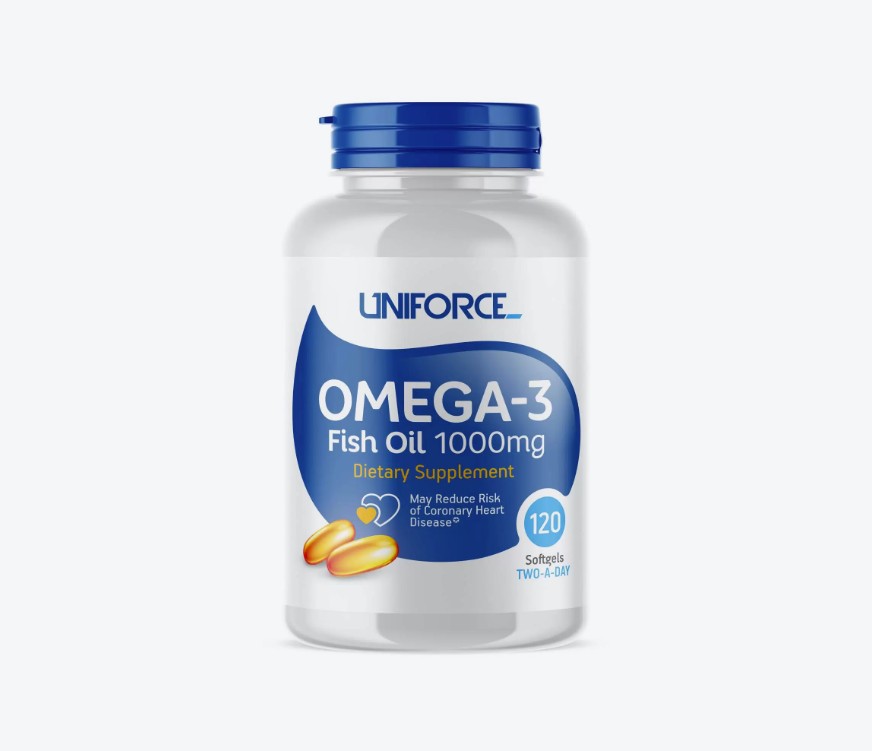 UNIFORCE ОМЕГА-3 РЫБИЙ ЖИР 1000МГ N120 капс UNIFORCE ОМЕГА-3 РЫБИЙ ЖИР 1000МГ N120 капс - Добрая аптека