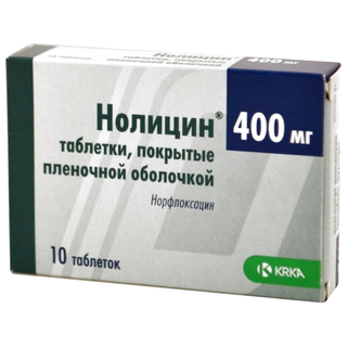 Нолицин 400мг таб п/о №10 - Добрая аптека