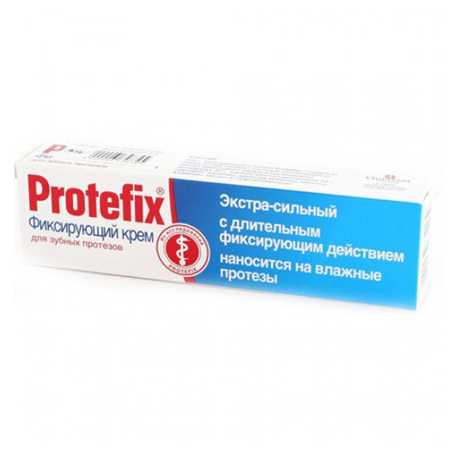 Протефикс крем д/фикс зубн протез экстра сильный 20мл - Добрая аптека