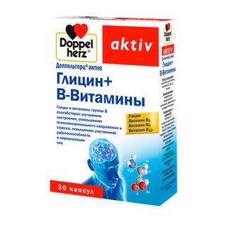 Доппельгерц Актив Глицин+В-Витамины №30 - Добрая аптека