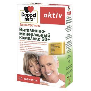 ДОППЕЛЬГЕРЦ АКТИВ ВИТ-МИН КОМПЛ 50+ N30 таб - Добрая аптека