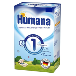 HUMANA 1 Pre (Смесь детская Humana 1 от 0 мес до 6-ти мес),300 г. - Добрая аптека