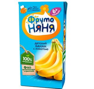 ФН Нектар 0,2 л Банановый с мякотью для детей раннего возраста - Добрая аптека