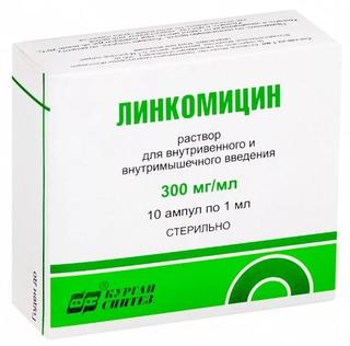 Линкомицин г/хл 30%/1 мл №10 амп. Синтез - Добрая аптека