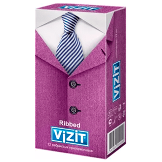 Презервативы VIZIT Ribbed №12 - Добрая аптека