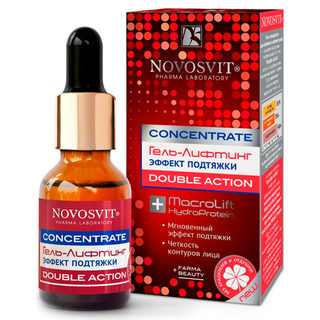 Novosvit Concentrate Double Action 25 мл гель-лифтинг эффект подтяжки REL1 - Добрая аптека