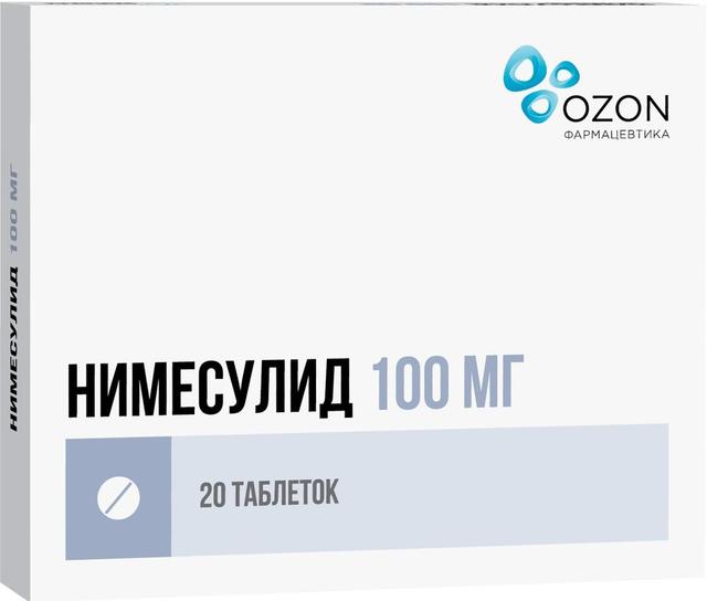 Нимесулид 100мг таб №20 OZON - Добрая аптека