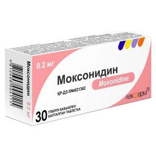 МОКСОНИДИН-ЛФ 0.2мг N30 таб п.п.о. - Добрая аптека