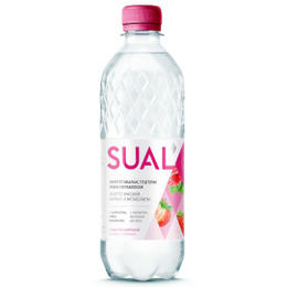 Вода Sual со вкусом Клубника-Малина 0,45л пэт - Добрая аптека