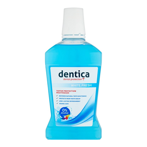 Dentica Ополаскиватель для полости рта White Fresh 500мл REL1 - Добрая аптека