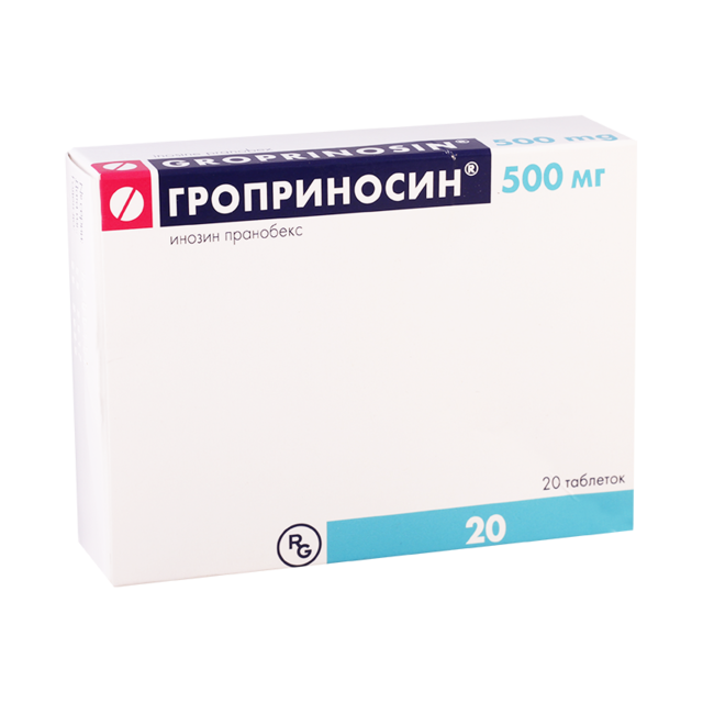 ГРОПРИНОСИН 500мг N20 таб - Добрая аптека