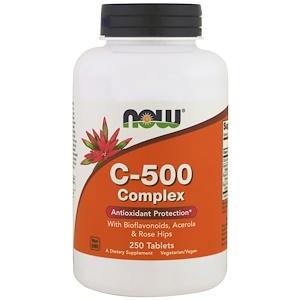 NOW Витамин С-500 100 капс REL1 - Добрая аптека