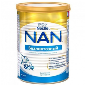 Nan безлактозная смесь молочная 400гр - Добрая аптека