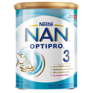 Nan 3 молочная смесь 800г - Добрая аптека