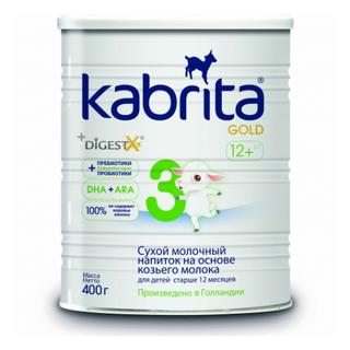 Kabrita gold 3 смесь молочная на основе козьего молока 400г - Добрая аптека