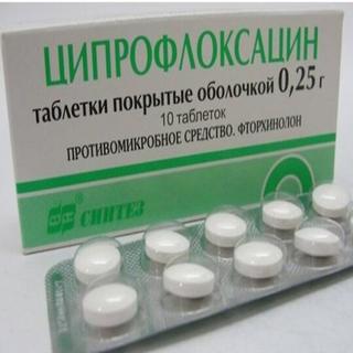 Ципрофлоксацин 250мг таб п/о №10 - Добрая аптека