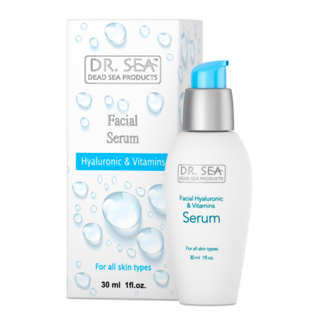 Dr. Sea с гиалуроновой кислотой и витаминами 30 мл сыворотка д/лица REL1 - Добрая аптека